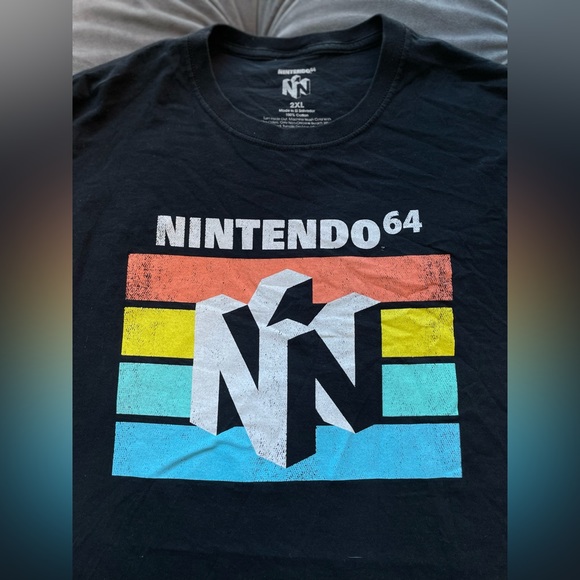 Black Nintendo T-shirt, Mens XXL | Closet Label #140.) - Picture 2 of 5